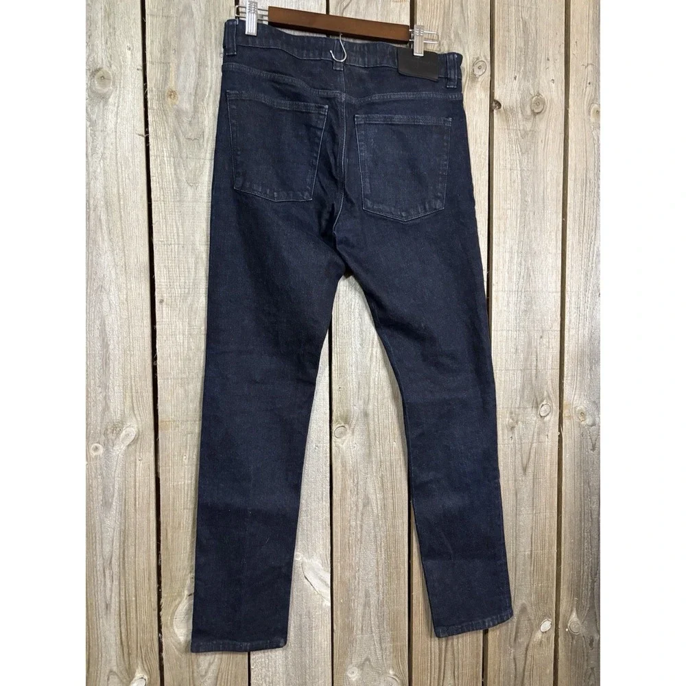 Men's Jasper Conran Dark‎ Wash Straight Leg Jeans Size 32R Cotton Blend Classic